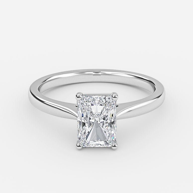 Radiant Solitaire lab diamond