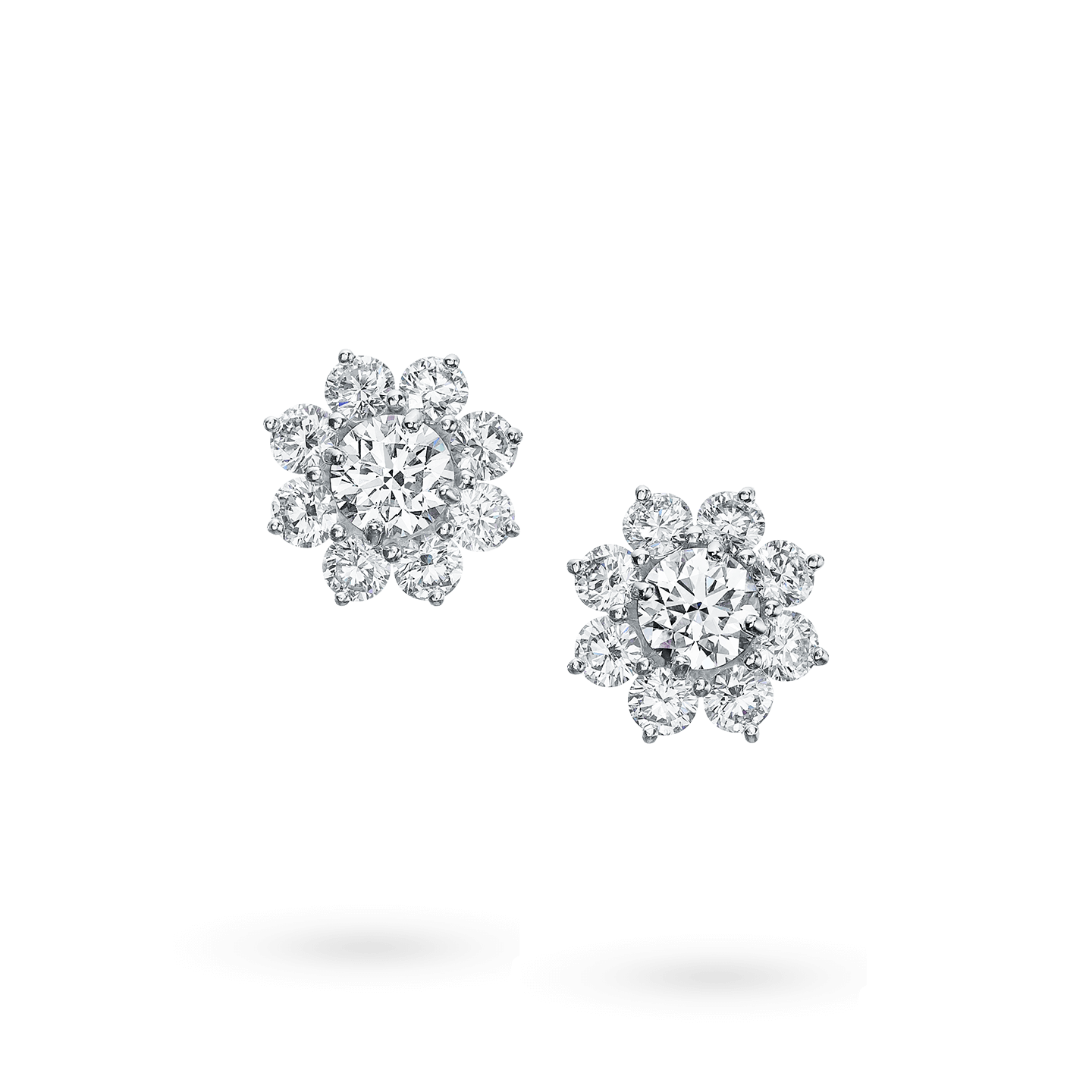 Sunflower Diamond Earrings