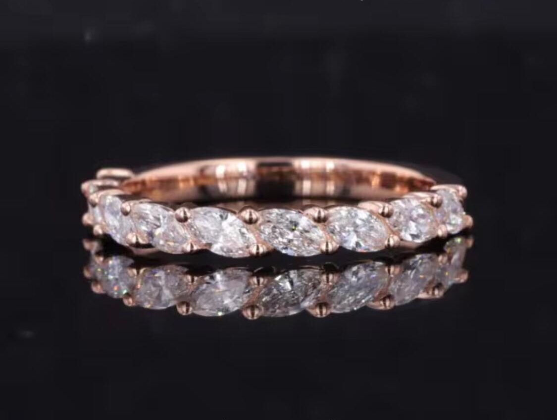 Marquise Diamonds Ring